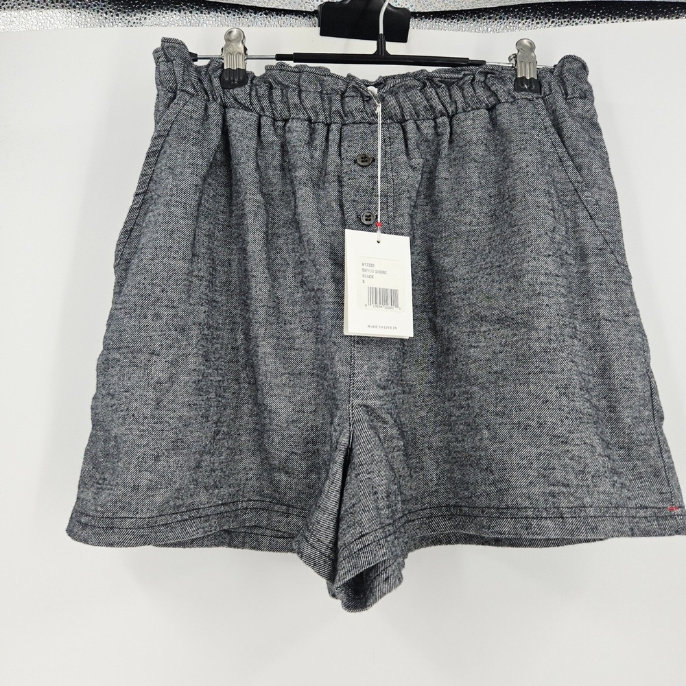 XiRENA Gray High Waist Women's Shorts